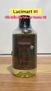 Dầu thầu dầu hữu cơ Organic Castor Oil Majestic Pure 236ml [Hàng Mỹ]