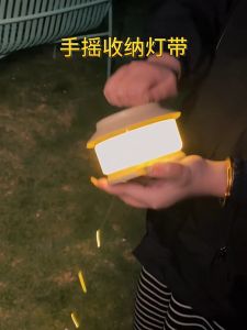 Outdoor Camping Light Rechargeable 3000mAh 20m Waterproof LED String Light Portable and Scalable Christmas Light Decoration