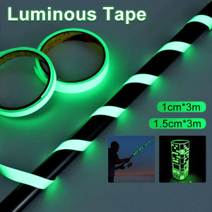Glow in The Dark Tape Luminous Tape Fluorescent Luminous Night Neon Emergency Safety Marker Reflective Green Tape Self-adhesive Bercahaya Hijau