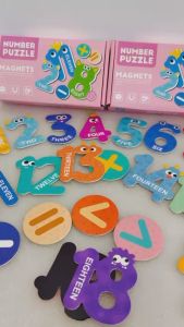 [TƯ DUY - NAM CHÂM] Hộp số đếm toán học có nam châm My first Puzzle Ghép hình đồ chơi trí tuệ thông minh Bé học con số