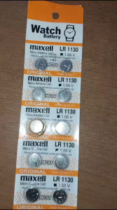 Baterai Maxell LR 1130 - SATUAN (1pcs): Baterai Kalkulator & Jam Tangan Murah