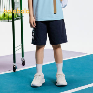 Balabala trẻ em cậu bé Quần thể thao trẻ em quần short mùa hè cotton trung lớn trẻ em thủy triều lỏng lẻo
