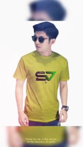 Kaos T-shirt Pria Wanita Silvervolt Motif Sneakers Gaya Korea Lengan Pendek Baju Casual