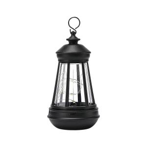 Retro Solar Lamp Outdoor Waterproof Lights Solar Powered Portable Fence Warm White Camping Lanterns For Garden Garden Decorative