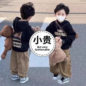 JIFANPAUL | Childrens Hooded Cotton Sweater for Boys and Girls Spring and Autumn Season Casual Outerwear