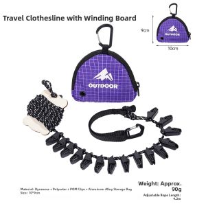 Tuban | Multifunctional Portable Windproof Folding Clothesline