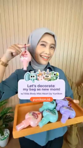 YUNIKON Kids Body Mist Heart Edition 60ml - Aroma Segar & Tahan Lama untuk Anak