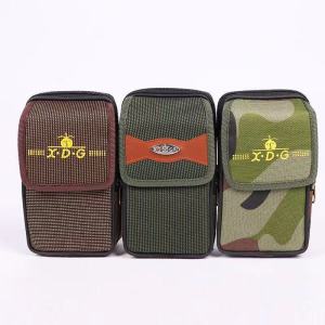 กระเป๋าคาดเอวผ้าใบแบบลำลองสำหรับผู้ชายพร้อมหัวเข็มขัดแบบมีซิป กระเป๋าใส่โทรศัพท์มือถือแบบมีซิปแบบตั้งฉากอเนกประสงค์สำหรับฤดูใบไม้ร่วงปี 2025