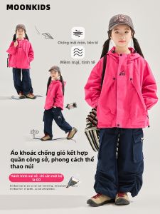 Moonkids | Bộ Đồ Dã Ngoại Mới Mùa Xuân Cho Bé Gái