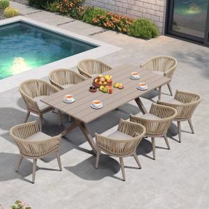 PURPLELEAF | Outdoor Waterproof Table and Chair Set