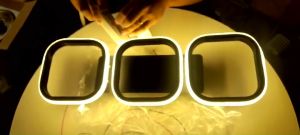 ไฟ 3 สี โคมไฟเพดาน LED ​​เพดาน มินิมอลลิสต์ ไฟห้องนอน ไฟแต่งห้อง ห้องนั่งเล่น ทางเข้า ห้องครัว ทางเดิน ไฟประดับ โคมไฟติดเพดาน โคมไฟเพดาน