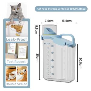 FANSANG | Sealed Moisture-Proof Cat Food Storage Container