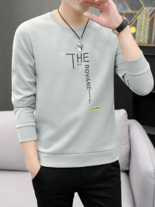 Spring & Autumn Mens Hoodie Thin Long Sleeve T-shirt