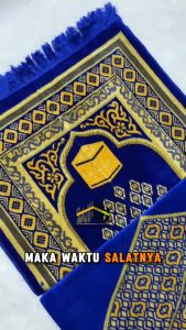 SAJADAH DEWASA / SAJADAH TEBAL BAHAN BEUDRU / 70x110cm / PERLENGKAPAN SHALAT