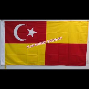 *Stok Sedia Ada* 3 x 6 kaki Bendera Selangor Polymesh Kain Tebal Berkualiti