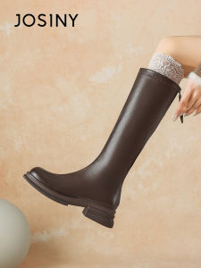Josiny | High Calf Boots Elevate Small Frame Warmth