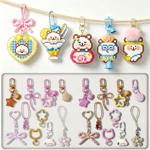 FUMENGLAN | Creative Handmade Accessory Set Blue & Pink