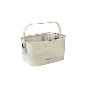 Handheld Transparent Waterproof Shower Basket with Lid