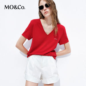 MO&Co. | Short Sleeve Flax Cooling 3A Antibacterial T-shirt