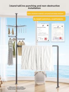 XIAJIANNA | Freestanding Foldable Indoor Clothes Rack