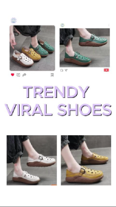 Gevani Sandal Wanita Selop Polkadot Gesper Sole 3 Cm Hijau Kuning Putih (AS193)