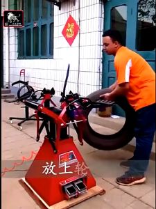 New pneumatic tire expander foot pedal pneumatic tire expander car vacuum tire expander tire repair tool