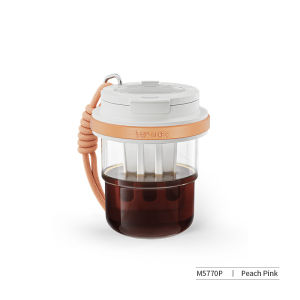MHW-3BOMBER Cold Brew Cup 530ml Iced Coffee Maker Portable Iced Coffee/Tea Infuser with Airtight Lid Water Bottle Travel Mug