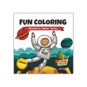 CKLIK MEDIA: Buku Anak: FUN COLORING WONDERFUL GALAXY SERIES - Buku Mewarnai