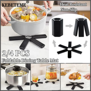 KEBETEME 4PCS Non-slip Folding Dining Table Mat: A Comprehensive Guide