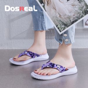 DosReaL Korean Slippers for Women Sale Flip Flops Korean Style Flower Flats Slippers for Ladies Beach Slippers Slides