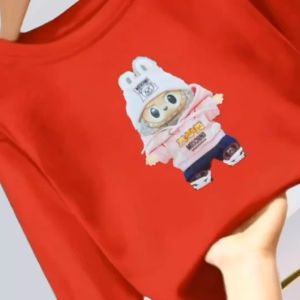 Pakaian Atasan Anak Cewek dan Cowok Usia 1-12 Tahun Bergambar Labubu The Monster Lengan Panjang