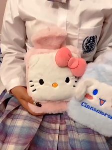 🌟HOT SALE🌟500ml Hot Water Bag Portable Cute Cartoon Plush Warmer for Period Pain Relieve Winter Keep Warm Senggugut