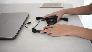 【Hot sales】Foldable USB Laptop Cooling Pads with Double Fans Mini Octopus Notebook Cooler Cooling Pad for 7-15 Inch Notebook Laptop