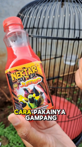 Nektar Super Jumbo besar 400ml Vitamin Suplemen Burung Menjadikan Sehat dan Gacor