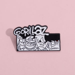 Virtual Band Gorillaz Series Brooch Music Album Brooch Backpack Badge Gift for Friends