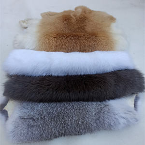 Whole Rabbit Fur Raw Material Real Fur Integrated Original Ecological Fur DIY Clothing Liner Knee Pad Blanket Seat Cushion