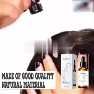 WEST MONTH Hair Growth Essential Oil Dense Hair Oil  Fresh Smell Hair Care Hair Massage Essential Oil Prevent Hair Loss Smooth Hair Nourish Hair Care Oil (60ml)