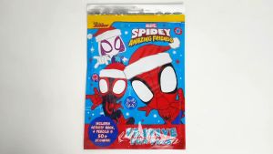 Marvel Spidey & Amazing Friends Festive Fun Pack Activity Book Colour Pencils & Stickers For Kids