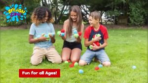 Reusable Quick Fill Cotton Splash Ball Water Balloon Swimming Pool Outdoor Game Mainan Air Budak Kanak-Kanak