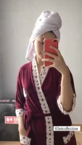 Handuk Kimono Dewasa Maks BB 65 kg / Motif Bear / Kimono Mandi / Handuk Baju / Baju Handuk / Kimono Mandi / Jubah Mandi Dewasa Wanita / Monodyshop