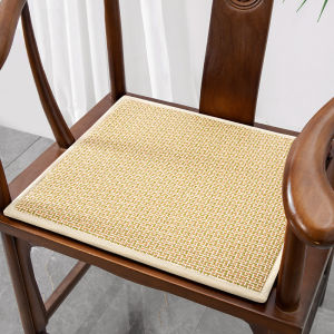 New Chinese Style Summer Seat Cushion Breathable Long Sitting Wooden Chair Pad Redwood Ring Chair Seat Mat Tropical Cyclone