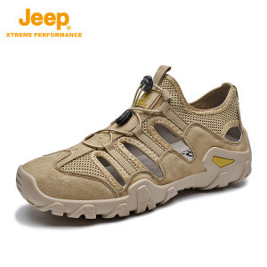 Jeep | Jeep Outdoor Mens Mesh Water Shoes Breathable Anti-slip Protective Toe Summer Sports Shoes New Model Wading Shoes
