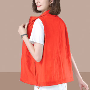 Shalldoer | Stylish Womens Sleeveless Vest Sun Protection Jacket