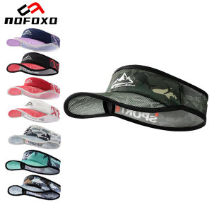 NOFOXO 1PCS Anti-UV Outdoor Cycling Hat Sun Protection Quick-Dry Breathable Sports Cap Bike Mountaineering Running Woman Men