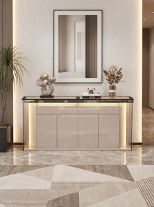 Italian Luxury Entryway Storage Cabinet