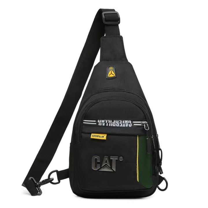 OK ClassA CAT Fashion Chest Bag For Men AntiTheft Bag Larger Capacity Men Crossbody Bag Lazada PH