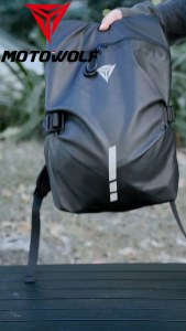 Motowolf Tas Helm Waterproof Backpack Motor Ransel Punggung Premium