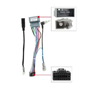 MEKEDE Audio Harness Cable Adapter Conector Wire Plug Kit For Honda Jazz Fit City Insight XR-V Greiz Crider Car Stereo Player