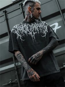 Gothic Style Mens Fashion Cool Trendy Womens T-shirt Summer Autumn 3D Printed Casual Round Neck Short Sleeve New Tee Top 2025