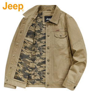 Jeep | Áo Khoác Nam Lót Lông Dày Ấm Phong Cách Mỹ Retro